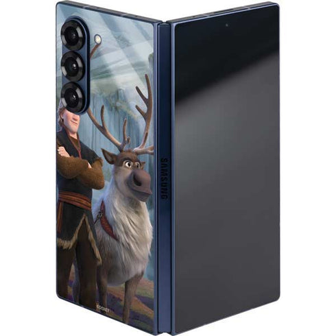 Disney Frozen II Kristoff and Sven Galaxy Z Fold6 Skin