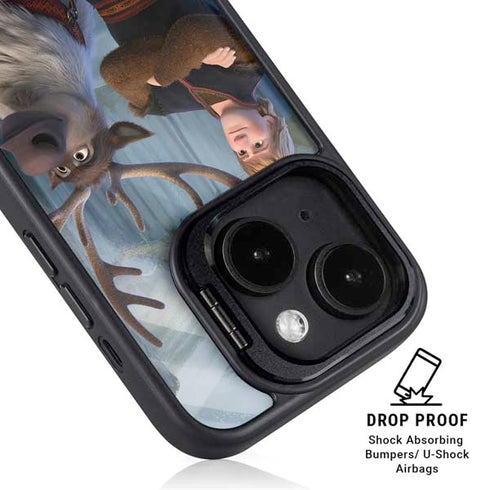 Disney Frozen II Kristoff and Sven iPhone 14 Kickstand Case