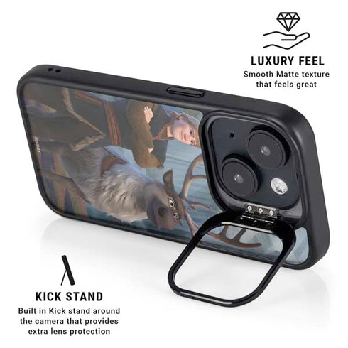Disney Frozen II Kristoff and Sven iPhone 14 Plus Kickstand Case