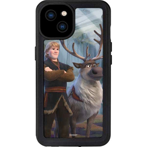 Disney Frozen II Kristoff and Sven iPhone 15 Plus Waterproof Case