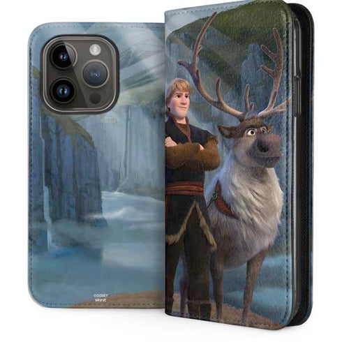 Disney Frozen II Kristoff and Sven iPhone 15 Pro Folio Case