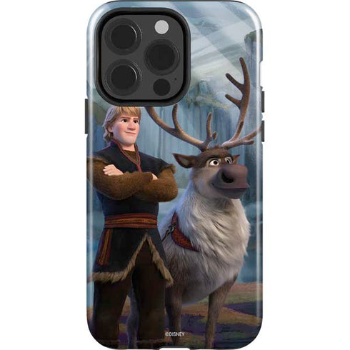 Disney Frozen II Kristoff and Sven iPhone 15 Pro Impact Case