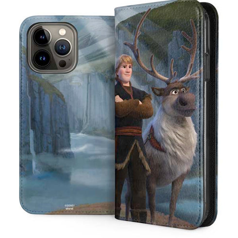 Disney Frozen II Kristoff and Sven iPhone 15 Pro Max Folio Case