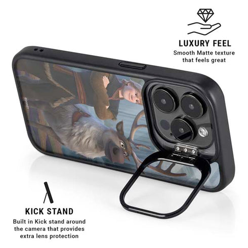 Disney Frozen II Kristoff and Sven iPhone 15 Pro Max Kickstand Case