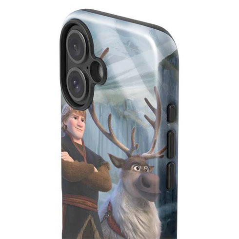 Disney Frozen II Kristoff and Sven iPhone 16 Impact Case