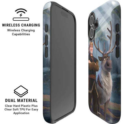 Disney Frozen II Kristoff and Sven iPhone 16 Magsafe Impact Case
