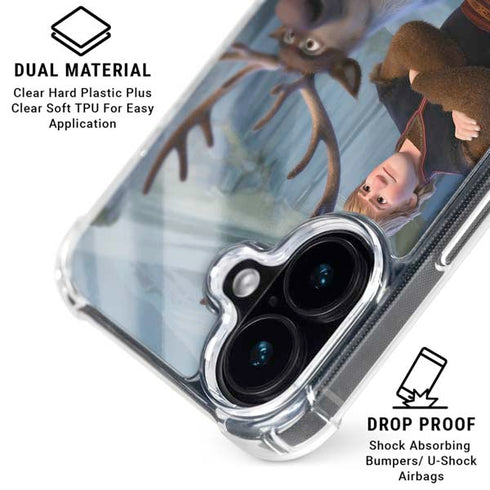 Disney Frozen II Kristoff and Sven iPhone 16 Plus MagSafe Case