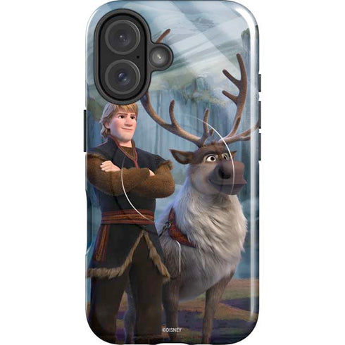 Disney Frozen II Kristoff and Sven iPhone 16 Plus Magsafe Impact Case