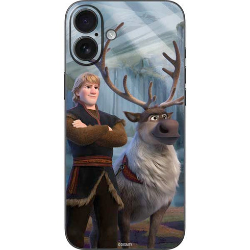 Disney Frozen II Kristoff and Sven iPhone 16 Plus Skin