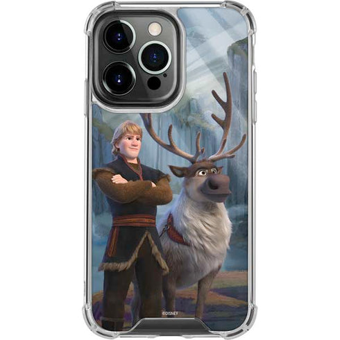 Disney Frozen II Kristoff and Sven iPhone 16 Pro Clear Case