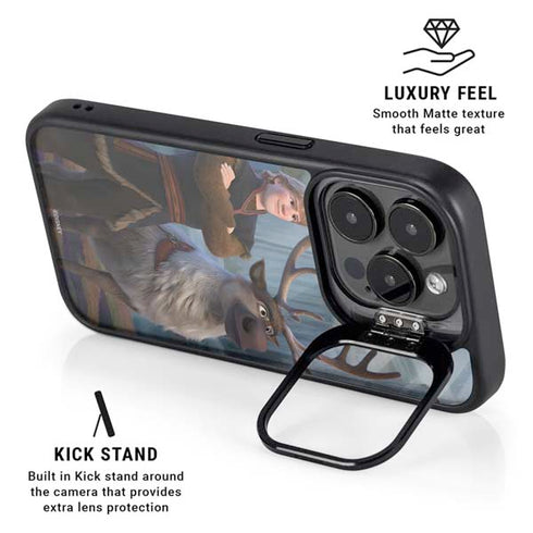 Disney Frozen II Kristoff and Sven iPhone 16 Pro Kickstand Case