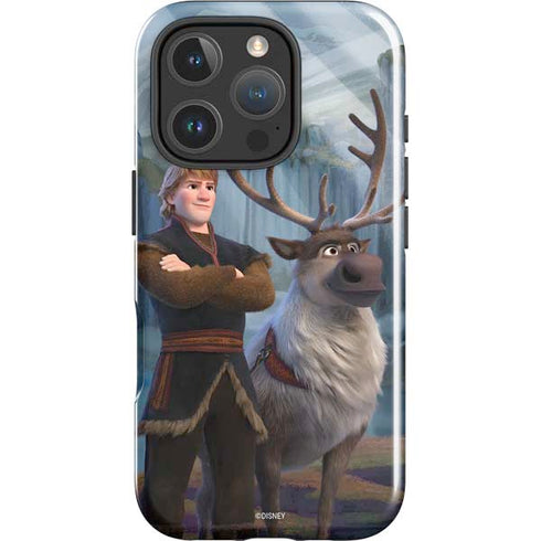 Disney Frozen II Kristoff and Sven iPhone 16 Pro Max Impact Case