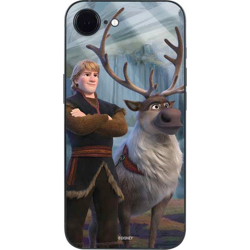 Disney Frozen II Kristoff and Sven iPhone 16e Skin