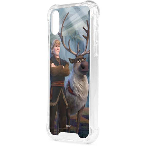 Disney Frozen II Kristoff and Sven iPhone XS Clear Case