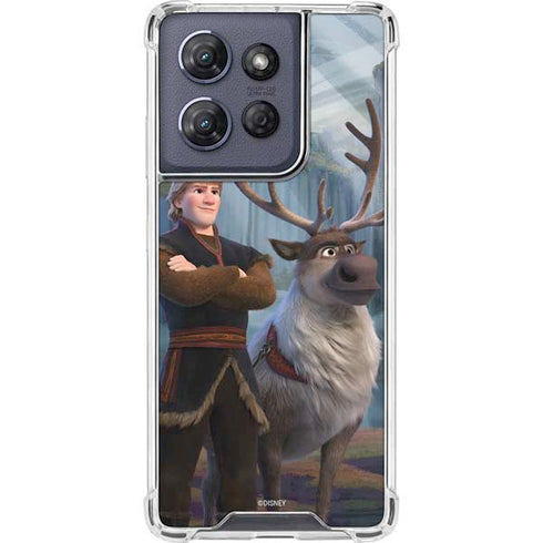 Disney Frozen II Kristoff and Sven Moto G Play 5G (2025) Clear Case