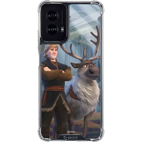 Disney Frozen II Kristoff and Sven Moto G Power 5G (2024) Clear Case