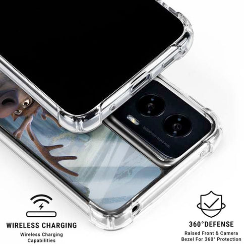Disney Frozen II Kristoff and Sven Moto G Power 5G (2024) Clear Case