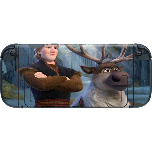 Disney Frozen II Kristoff and Sven Nintendo Switch 2 (2025) with Joy-Con Skin