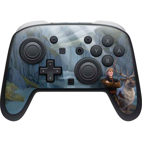 Disney Frozen II Kristoff and Sven Nintendo Switch 2 (2025) Pro Controller Skin