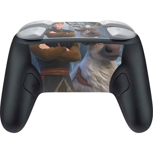 Disney Frozen II Kristoff and Sven Nintendo Switch 2 (2025) Pro Controller Skin