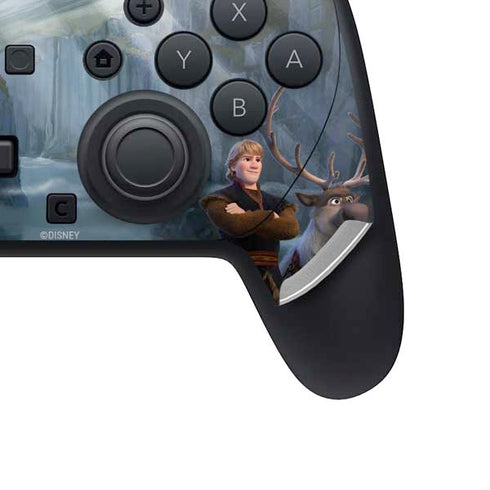 Disney Frozen II Kristoff and Sven Nintendo Switch 2 (2025) Pro Controller Skin