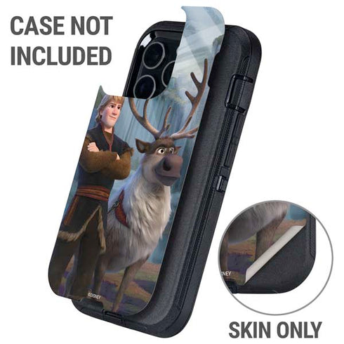 Disney Frozen II Kristoff and Sven Otterbox Defender iPhone Skin