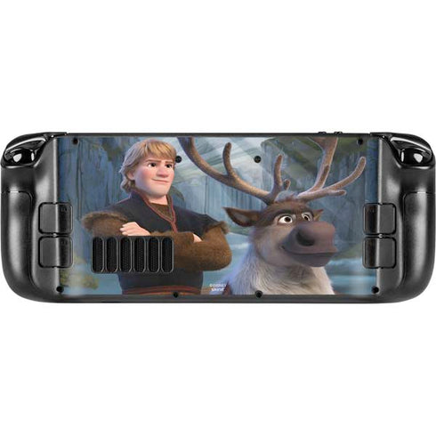 Disney Frozen II Kristoff and Sven Steam Deck Handheld Gaming Computer Skin