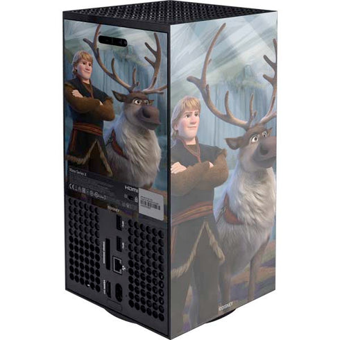 Disney Frozen II Kristoff and Sven XBox Series X Digital Edition Console Skin