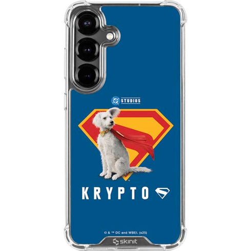 Superman 2025 Krypto the Super Dog Galaxy S26 Clear Case