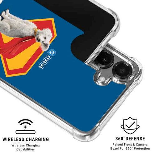 Superman 2025 Krypto the Super Dog Galaxy S26 Clear Case