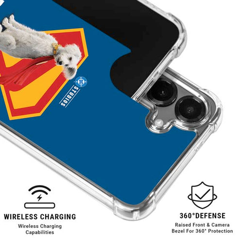 Superman 2025 Krypto the Super Dog Galaxy S26 Plus Clear Case