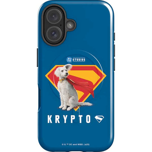 Superman 2025 Krypto the Super Dog iPhone 16 Plus Magsafe Impact Case