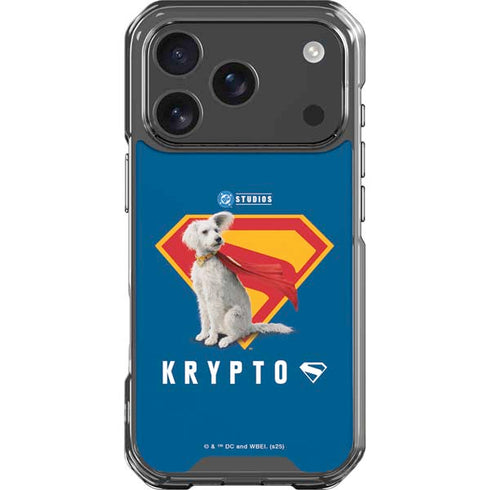 Superman 2025 Krypto the Super Dog iPhone 18 Pro Clear Case