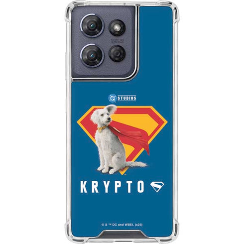 Superman 2025 Krypto the Super Dog Moto G 5G (2025) Clear Case