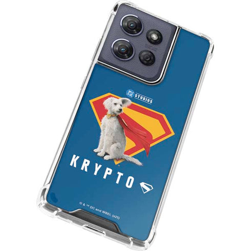 Superman 2025 Krypto the Super Dog Moto G 5G (2025) Clear Case