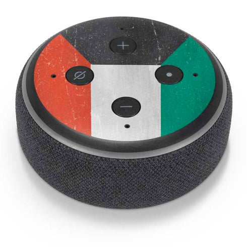Kuwait Flag Distressed Amazon Echo Dot Skin