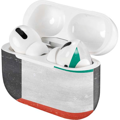 Kuwait Flag Distressed AirPods Skins