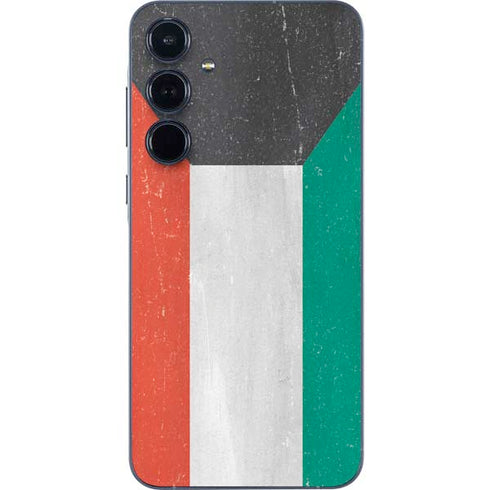 Kuwait Flag Distressed Galaxy A35 5G Skin