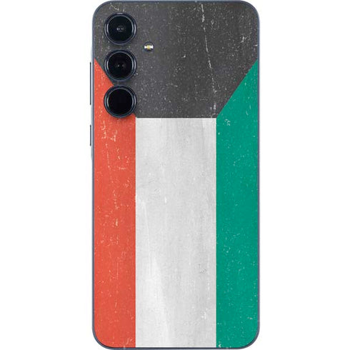 Kuwait Flag Distressed Galaxy A36 5G Skin