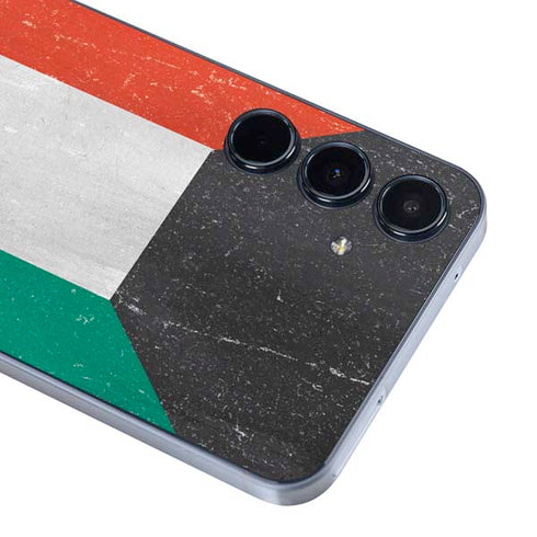 Kuwait Flag Distressed Galaxy A36 5G Skin