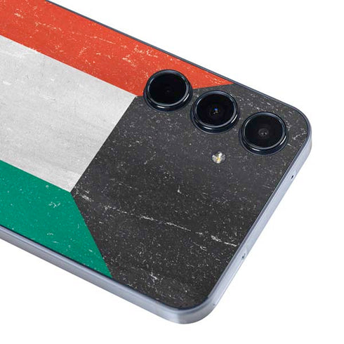 Kuwait Flag Distressed Galaxy A55 5G Skin