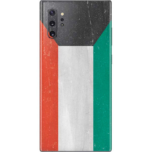 Kuwait Flag Distressed Galaxy Note 10 Plus Skin