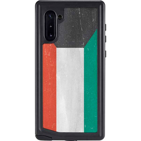 Kuwait Flag Distressed Galaxy Cases
