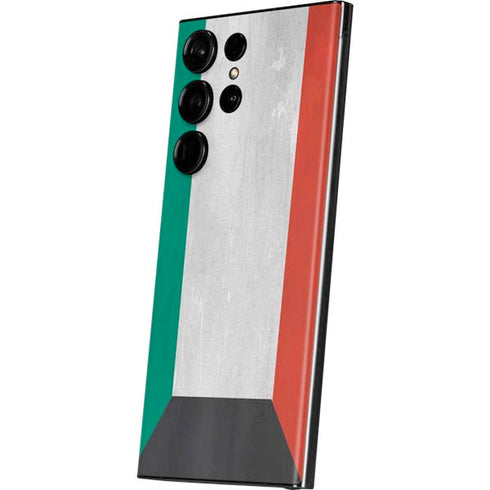 Kuwait Flag Distressed Galaxy Skins