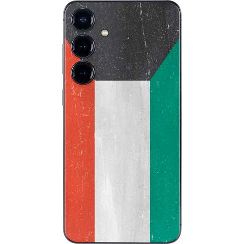 Kuwait Flag Distressed Galaxy S25 Plus Skin