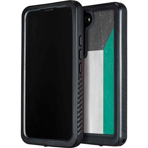 Kuwait Flag Distressed Galaxy S24 Plus Waterproof Case