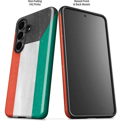 Kuwait Flag Distressed Galaxy S26 Impact Case