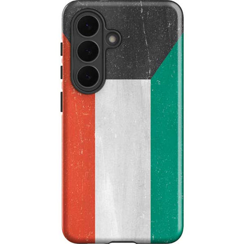 Kuwait Flag Distressed Galaxy S26 Plus Impact Case