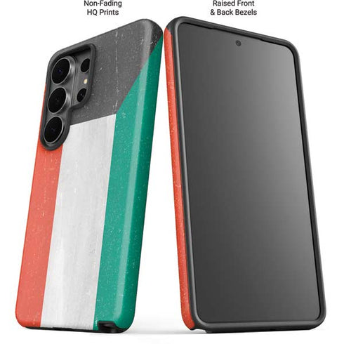Kuwait Flag Distressed Galaxy S26 Ultra Impact Case
