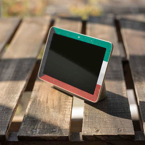 Kuwait Flag Distressed Google Home Hub Skin
